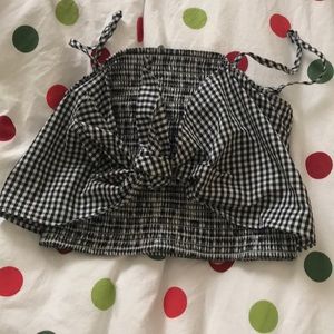 American Eagle Gingham Top
